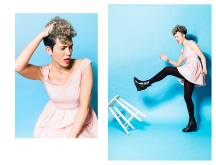 double page editorial fashion story